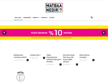 Tablet Screenshot of matbaanedir.com